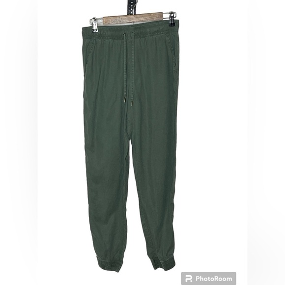 Garnet Hill Green Tencel Lyocell &Linen Blend Pants Sz XS - Picture 1 of 8